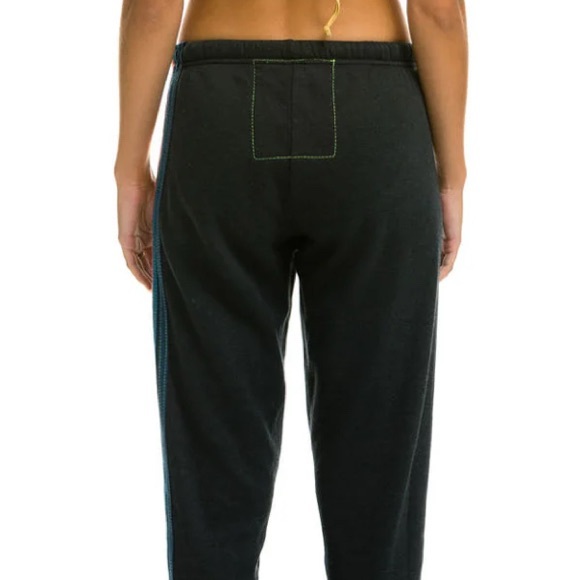 Aviator Nation 5 Stripe Sweatpants - Size L - Picture 5 of 6